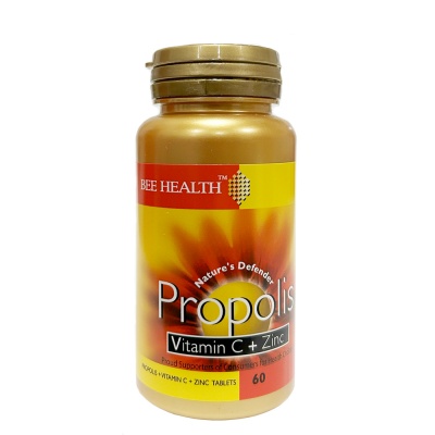 Bee Health Propolis Vitamin C & Zinc 60 tabs